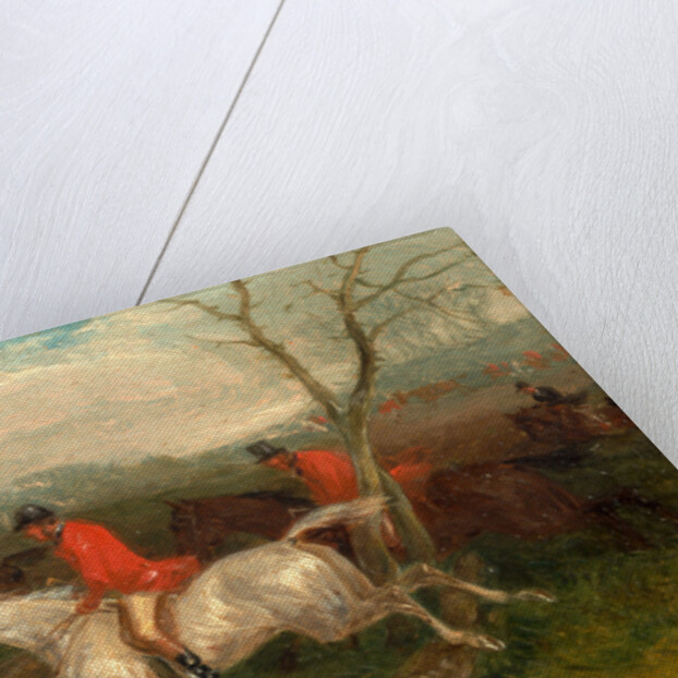 Foxhunting: Coming to a Fence (Full Cry) by William J. Shayer