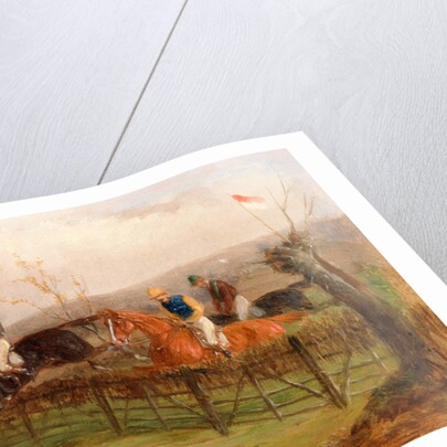 Steeplechasing: The Brook by William J. Shayer