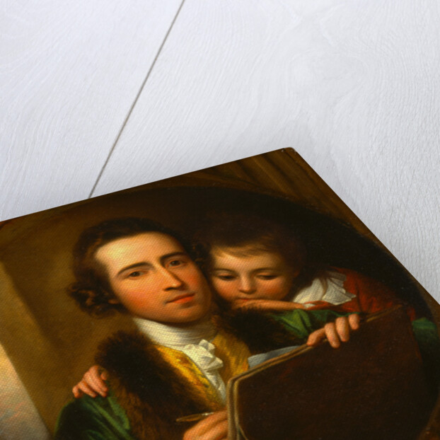 The Artist and His Son Raphael by Benjamin West