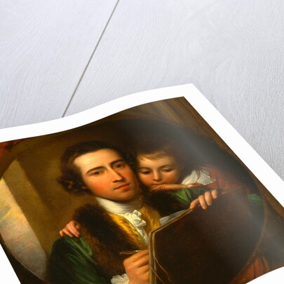 The Artist and His Son Raphael by Benjamin West