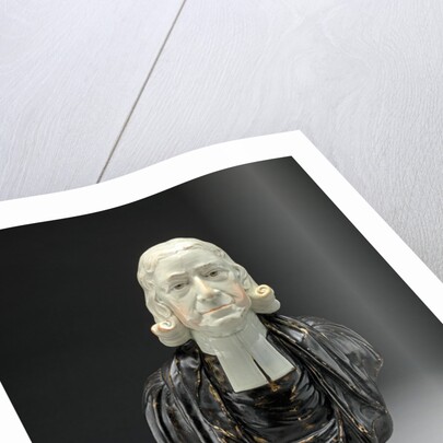 Ceramic Bust of the Reverend John Wesley by Anonymous