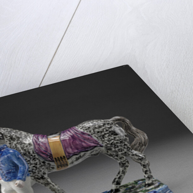 Ceramic Jockey and Racehorse by Anonymous