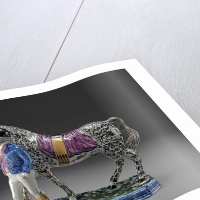 Ceramic Jockey and Racehorse by Anonymous