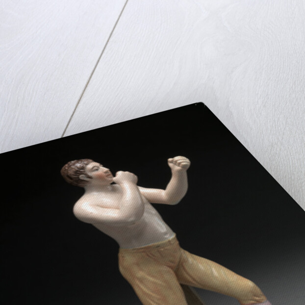 Ceramic, The Boxer Tom Cribb: in canary breeches, by Anonymous