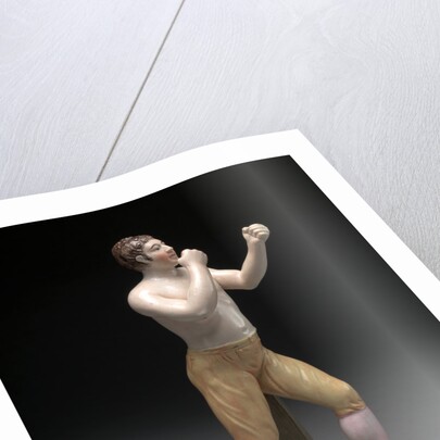 Ceramic, The Boxer Tom Cribb: in canary breeches, by Anonymous