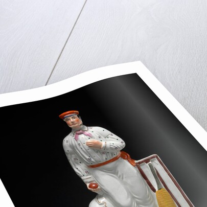 Ceramic, Cricketers - a pair by Anonymous