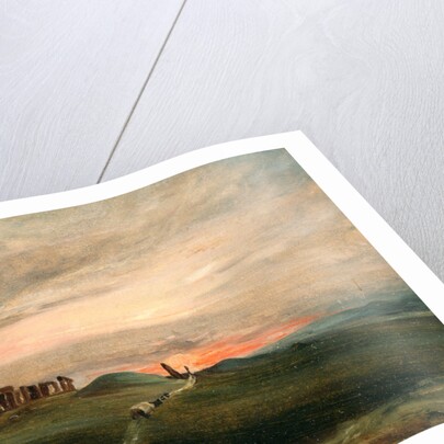 Stonehenge at Sunset by Anonymous