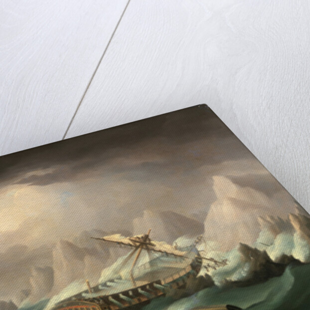 Shipwreck off a Rocky Coast by Thomas Buttersworth