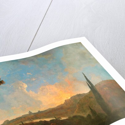 A View of the Tiber with Rome in the Distance by Richard Wilson