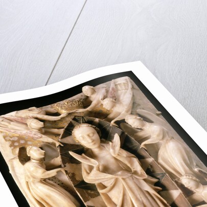 altarpiece, The Assumption of the Virgin Nottingham Alabaster by Anonymous
