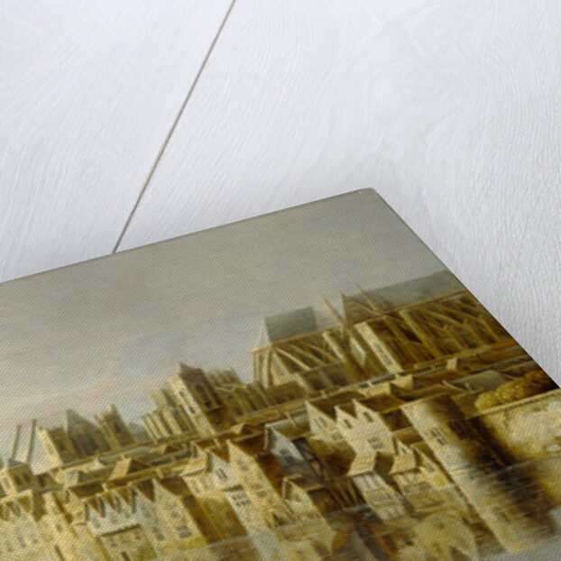 The Thames at Westminster Stairs, London by De Jongh