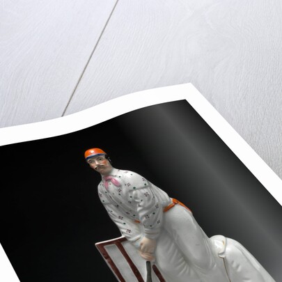 Ceramic Cricketers - a pair by Anonymous