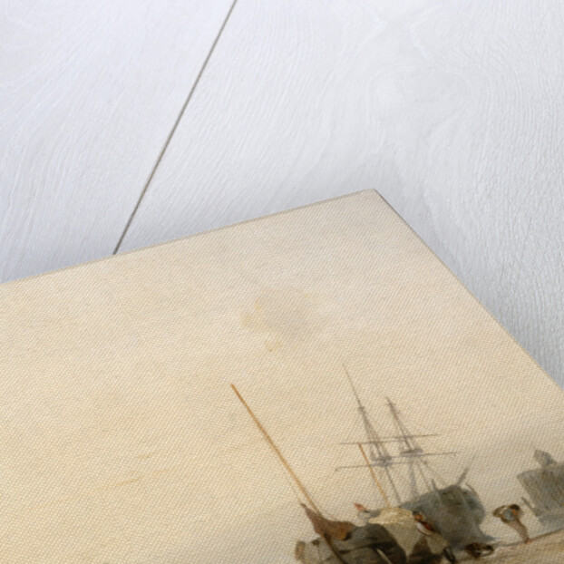 Calais Jetty, France by Richard Parkes Bonington