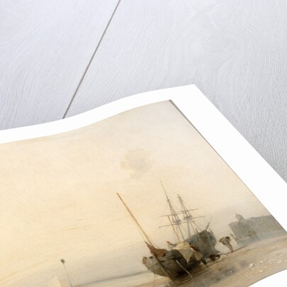 Calais Jetty, France by Richard Parkes Bonington