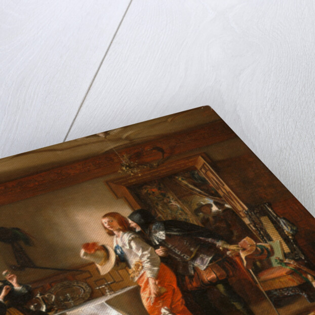 Slender, with the Assistance of Shallow, Courting Anne Page by Charles Robert Leslie