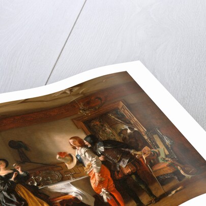 Slender, with the Assistance of Shallow, Courting Anne Page by Charles Robert Leslie