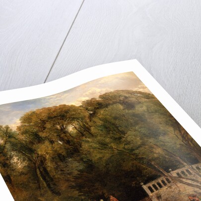 On the Terrace at Haddon Hall, Derbyshire by Thomas Creswick