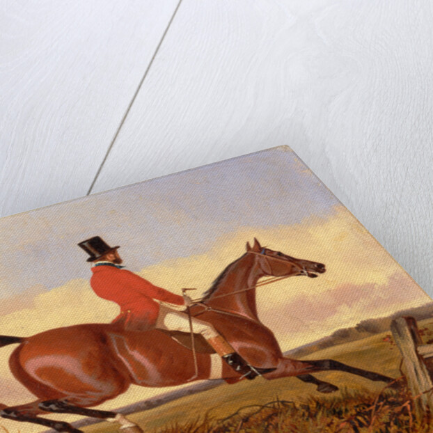 Foxhunting: Clearing a Bank by John Dalby