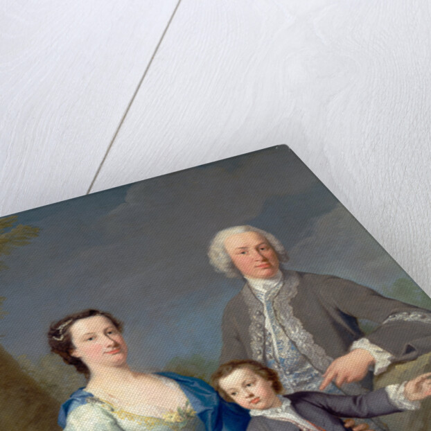 Sir Robert and Lady Smyth with Their Son, Hervey by Andrea Soldi