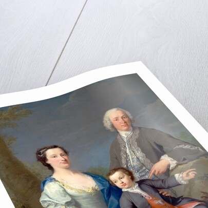 Sir Robert and Lady Smyth with Their Son, Hervey by Andrea Soldi