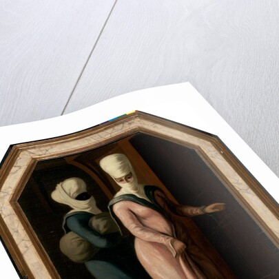A Turkish Lady Going with her Slave to the Bath by Francis Smith