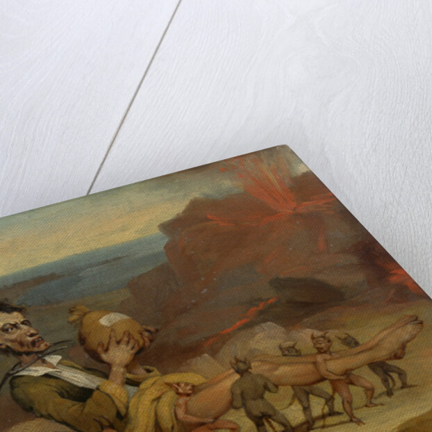 A Caricature of Edward Bulwer Lytton by Hablot Knight Browne 'Phiz'