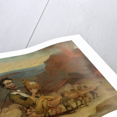 A Caricature of Edward Bulwer Lytton by Hablot Knight Browne 'Phiz'