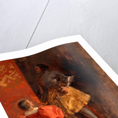 A Knight and Page by Richard Parkes Bonington