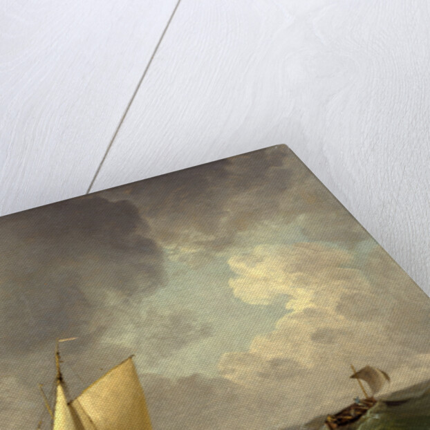 A Cutter in a Strong Breeze by Charles Brooking