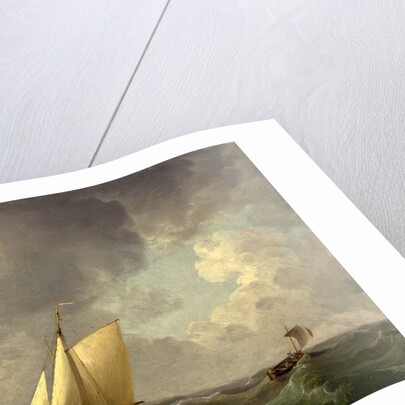 A Cutter in a Strong Breeze by Charles Brooking