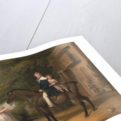 Children with Horse and Dog by Henry Barraud