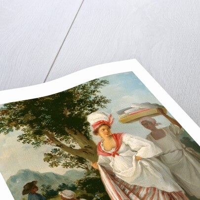 West Indian Creole woman, with her Black Servant by Agostino Brunias