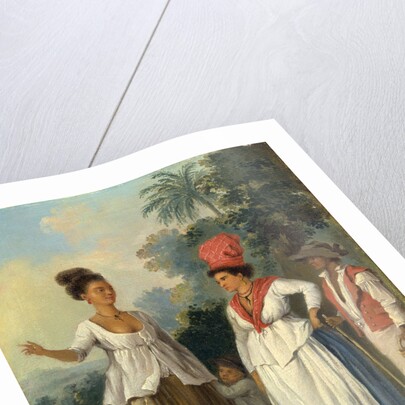 West Indian Women of Color, with a Child and Black Servant by Agostino Brunias