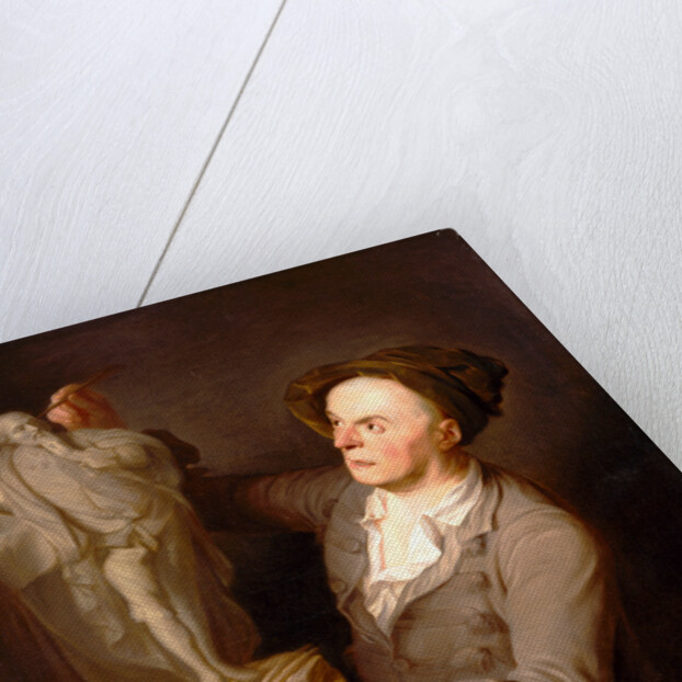 Louis-Francois Roubiliac Modelling His Monument to Shakespeare by Adrien Carpentiers