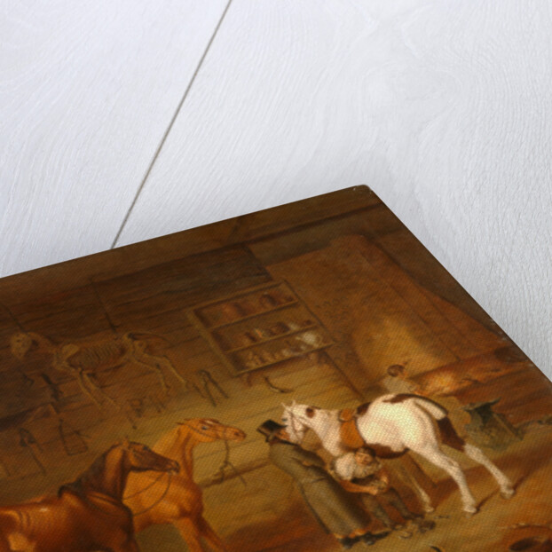 The Blacksmith's Shop by Henry Bernard Chalon