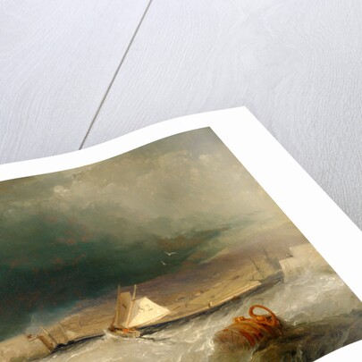 Port on a Stormy Day by George Chambers