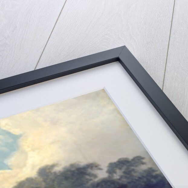 View in Southern India, with a Warrior Outside His Hut by George Chinnery