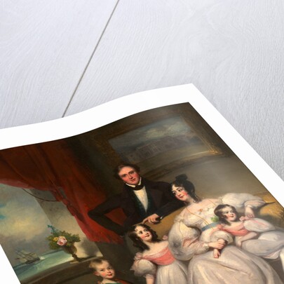 An English Family in Macao by George Chinnery