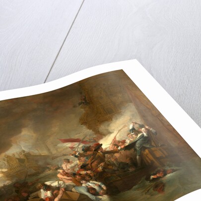 The Battle of La Hogue by Benjamin West