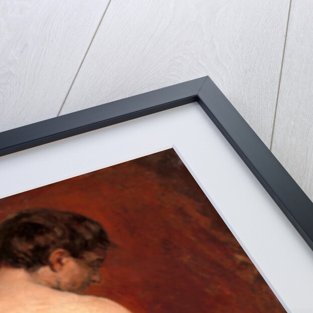 Male Nude, Kneeling, from the Back by William Etty