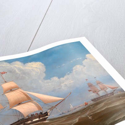 The English Merchant Ship 'Malabar' by William Clark