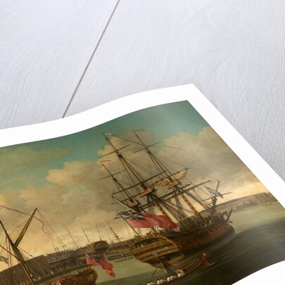 Launching at Deptford by The elder