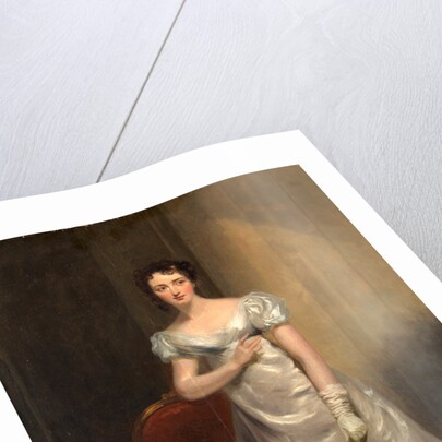 Harriet Smithson as Miss Dorillon, in 'Wives as They Were, and Maids as They Are' by Elizabeth Inchbald by George Clint