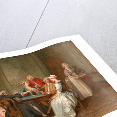 A Game of Quadrille by Hubert-François Gravelot