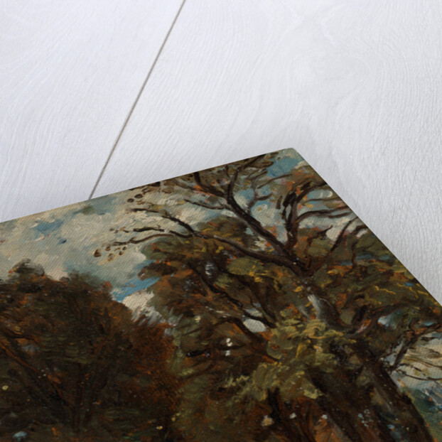 Sketch of a Lane at East Bergholt by John Constable