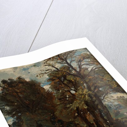Sketch of a Lane at East Bergholt by John Constable