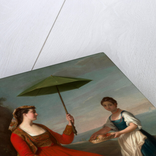 A Whole Length of a Lady of Neturrio, a Sea-port in the Pope's Territories by George James