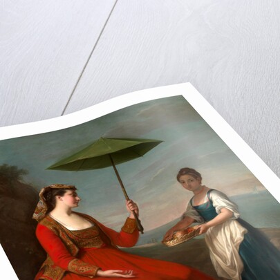 A Whole Length of a Lady of Neturrio, a Sea-port in the Pope's Territories by George James