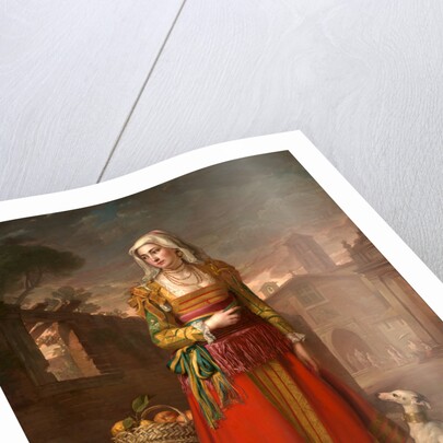 A Whole Length of a Lady of Petrella, in the Kingdom of Naples by George James