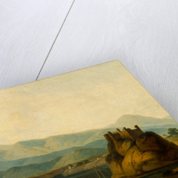 The Rope Bridge at Serinagur by Thomas Daniell